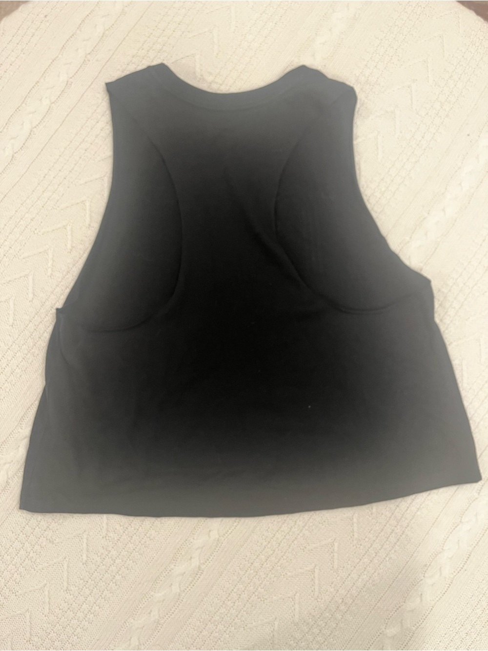 BFT Body Fit Training Cropped Muscle Tank Top Black Size Medium - Picture 2 of 5